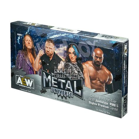 aew metal universe hobby box|skybox metal universe aew.